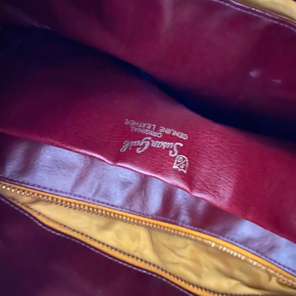 Susan Gail  VINTAGE Amber Suede Shoulder Bag - Picture 8 of 12